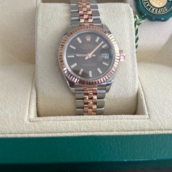 Rolex Ladies Datejust 28mm with Rose Gold and Silver Bracelet - Picture 1 of 6